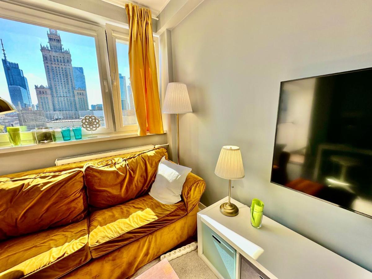 Ferienwohnung Gold 2 King Size Bed, Metro X2 Free Wifi, 50'Tv Netflix, Hbo, Appletv+ Warschau Exterior foto